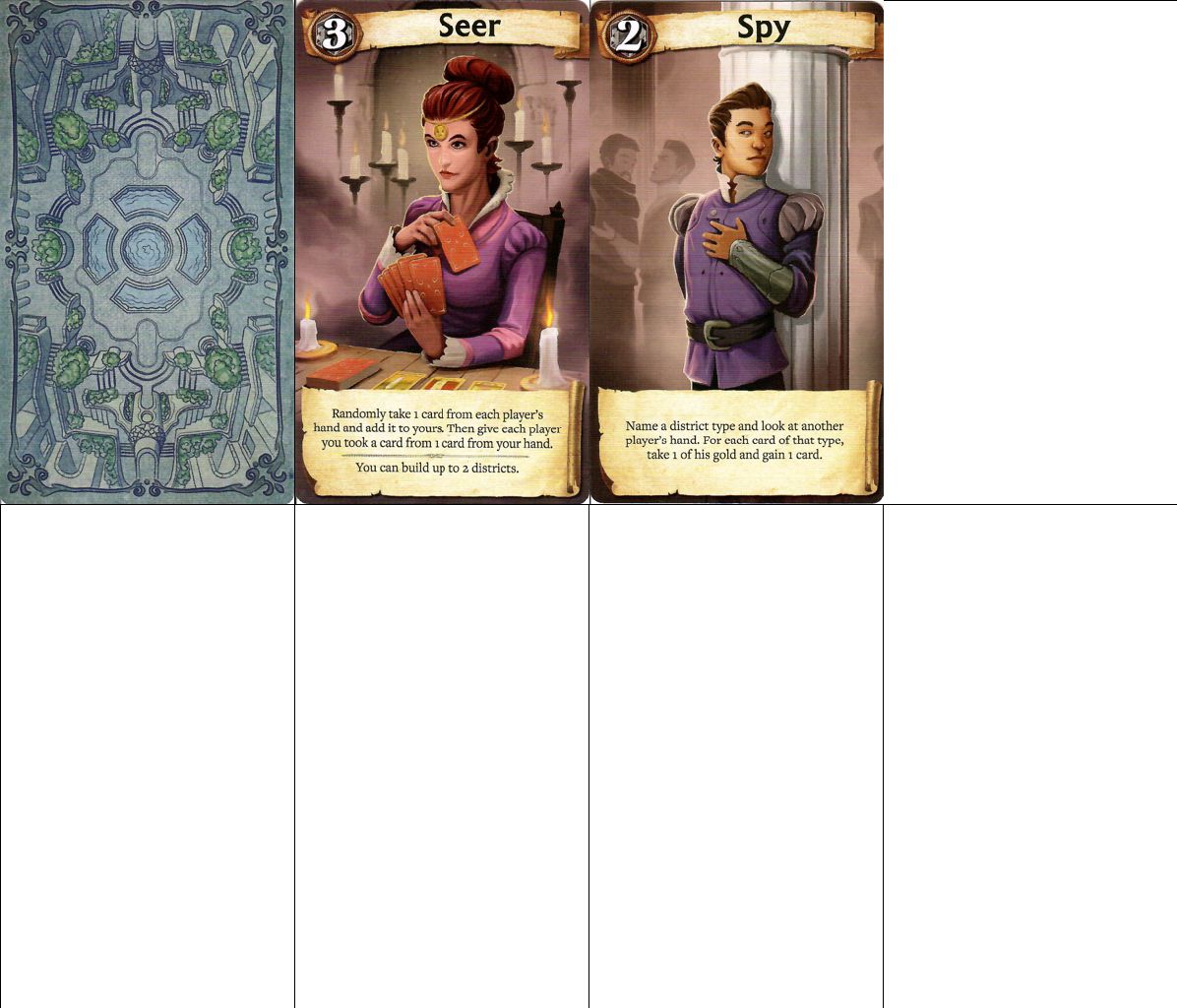 Character Cards